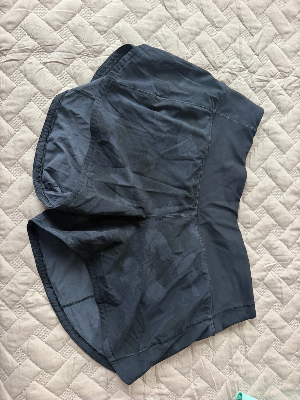 lululemon athletica Women's Dark Blue Camouflage Athletic Shorts